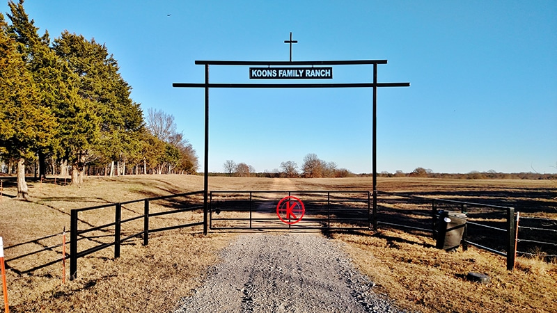 Oklahoma land for sale including ranch home