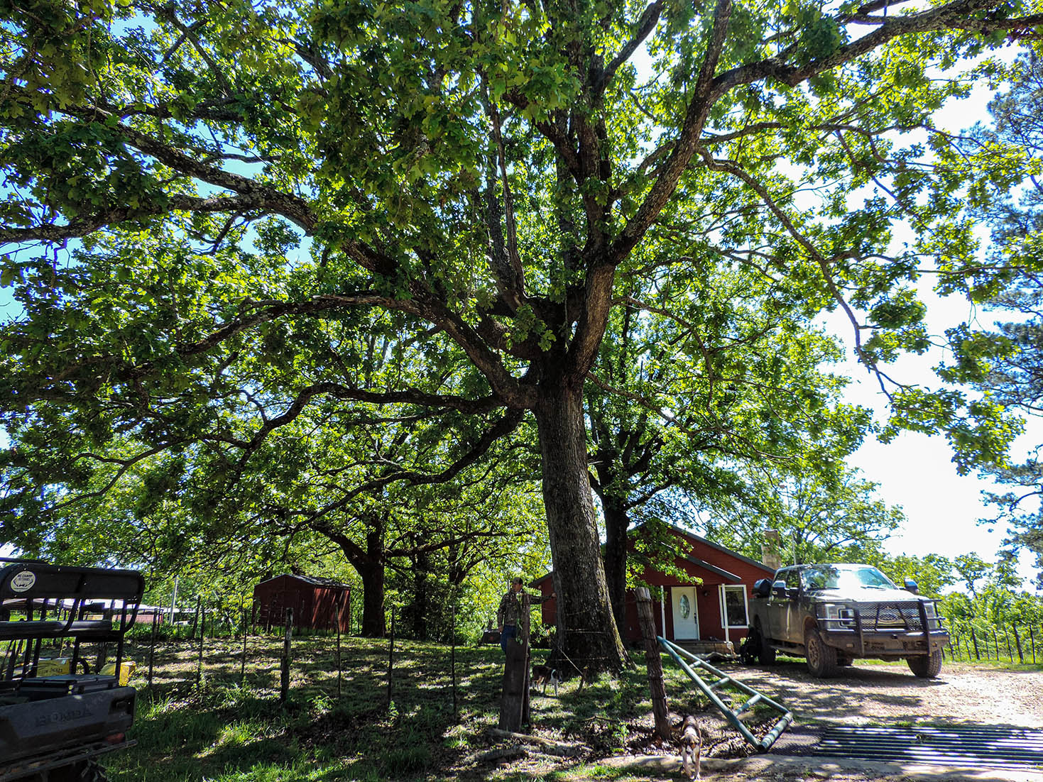 Amazing hunting lodge on Oklahoma land for sale