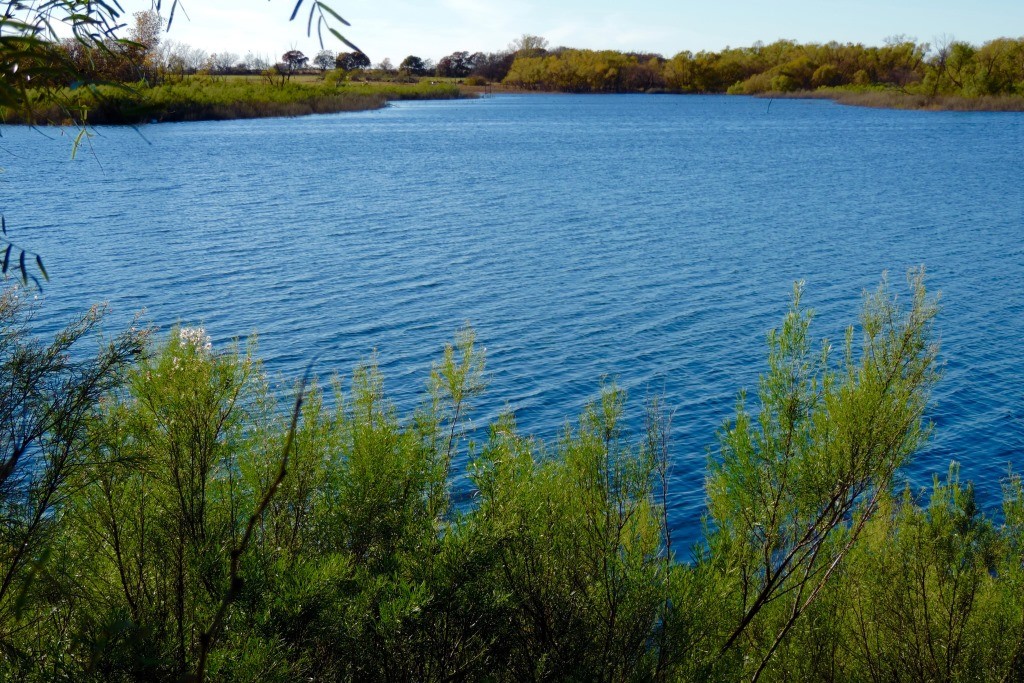 Lake on Texas ranch for sale.